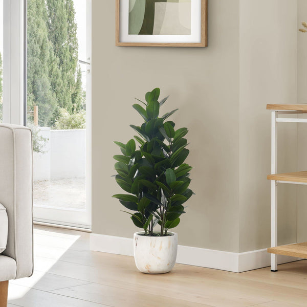 31" Tall, Artificial Plant, Garcinia Tree, Indoor, Faux, Fake, Floor, Greenery, Potted, Real Touch, Decorative - Green / White - Best Buy Furniture