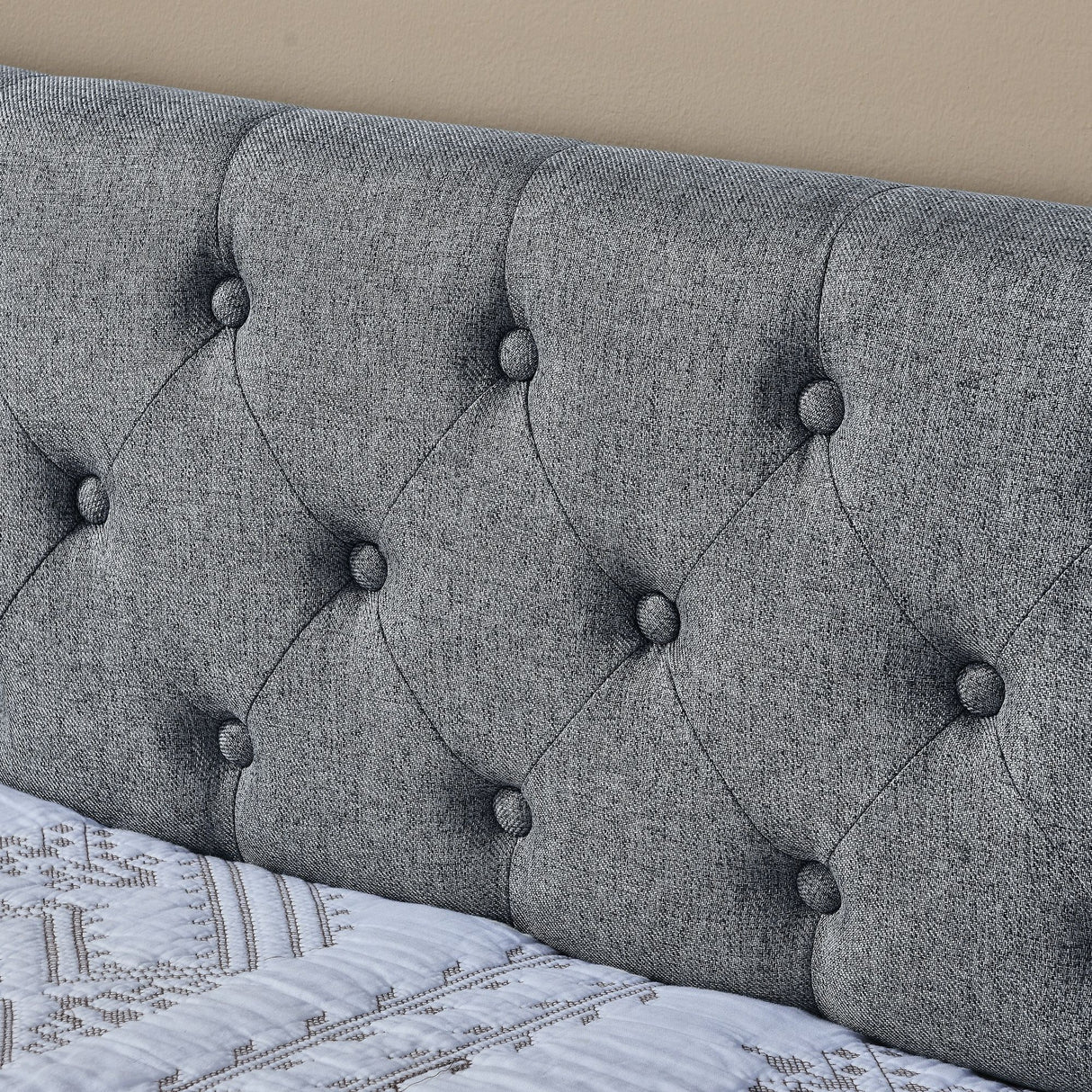 Daybed With Trundle And Storage Drawers, Flat Arms With Pocket
