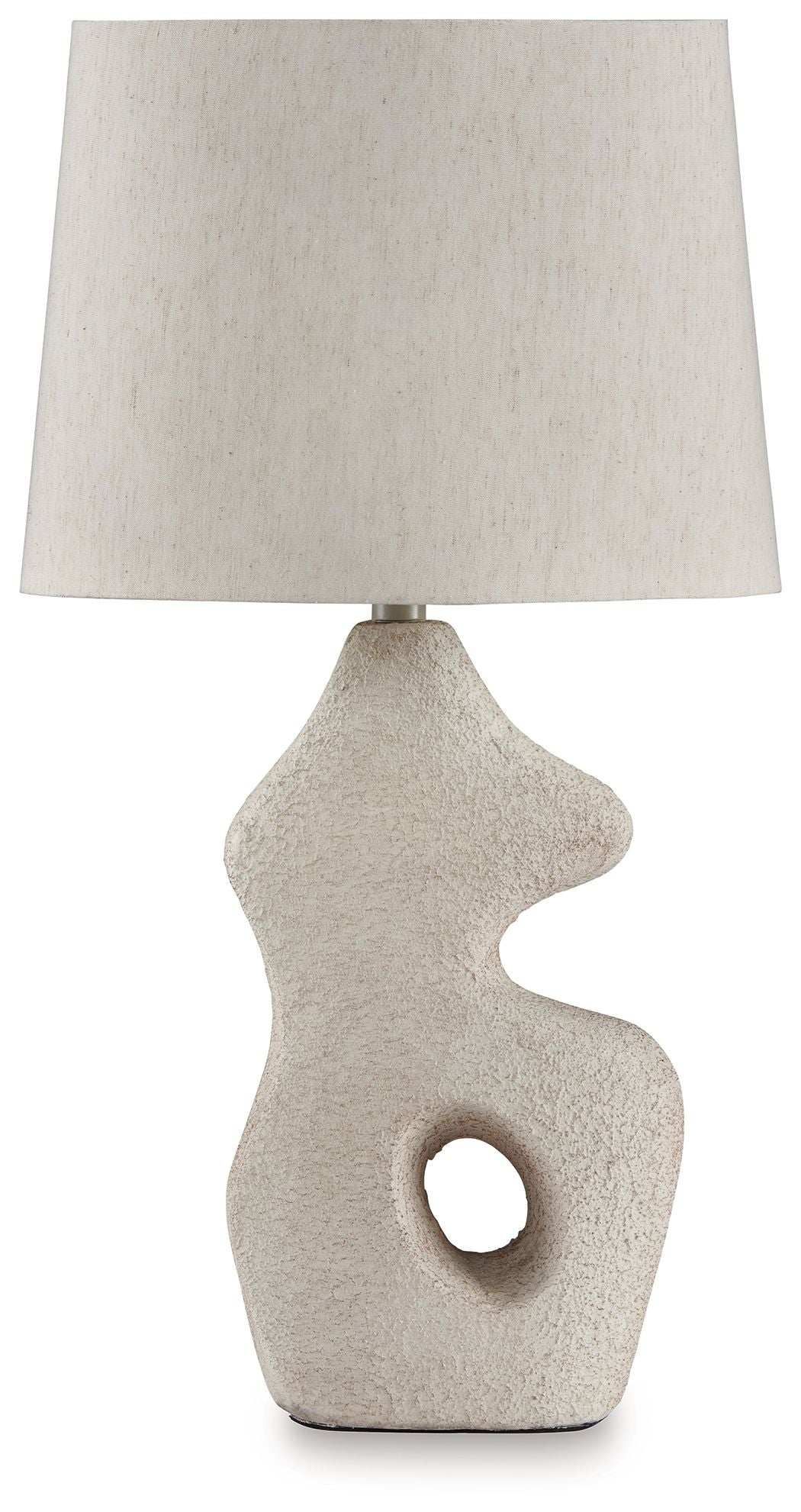 Chadrich - Paper Table Lamp (Set of 2) - Antique Beige - Best Buy Furniture