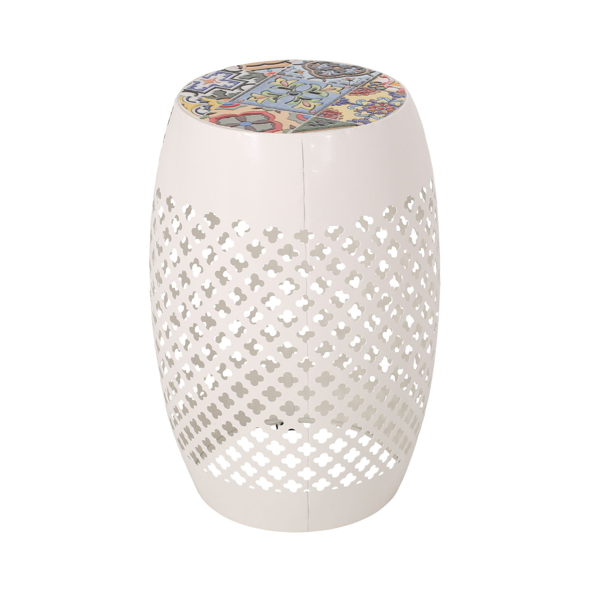 Roswell - Outdoor Side Table With Mosaic Tile Top