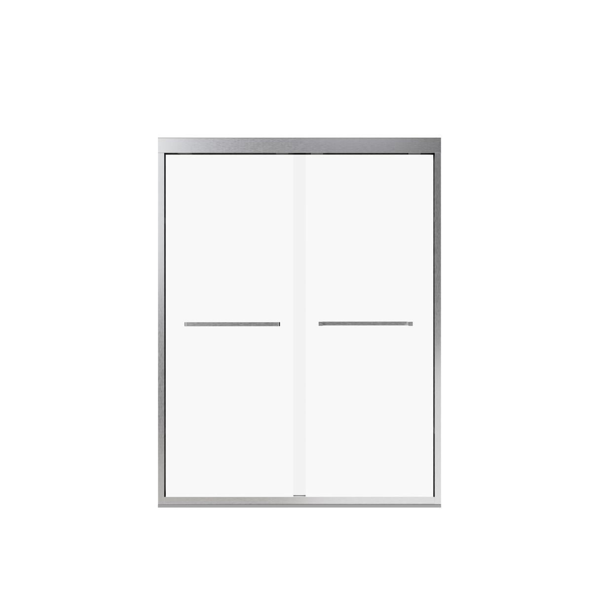 50-54"W x 70"H Semi-Frameless Double Sliding Shower Door