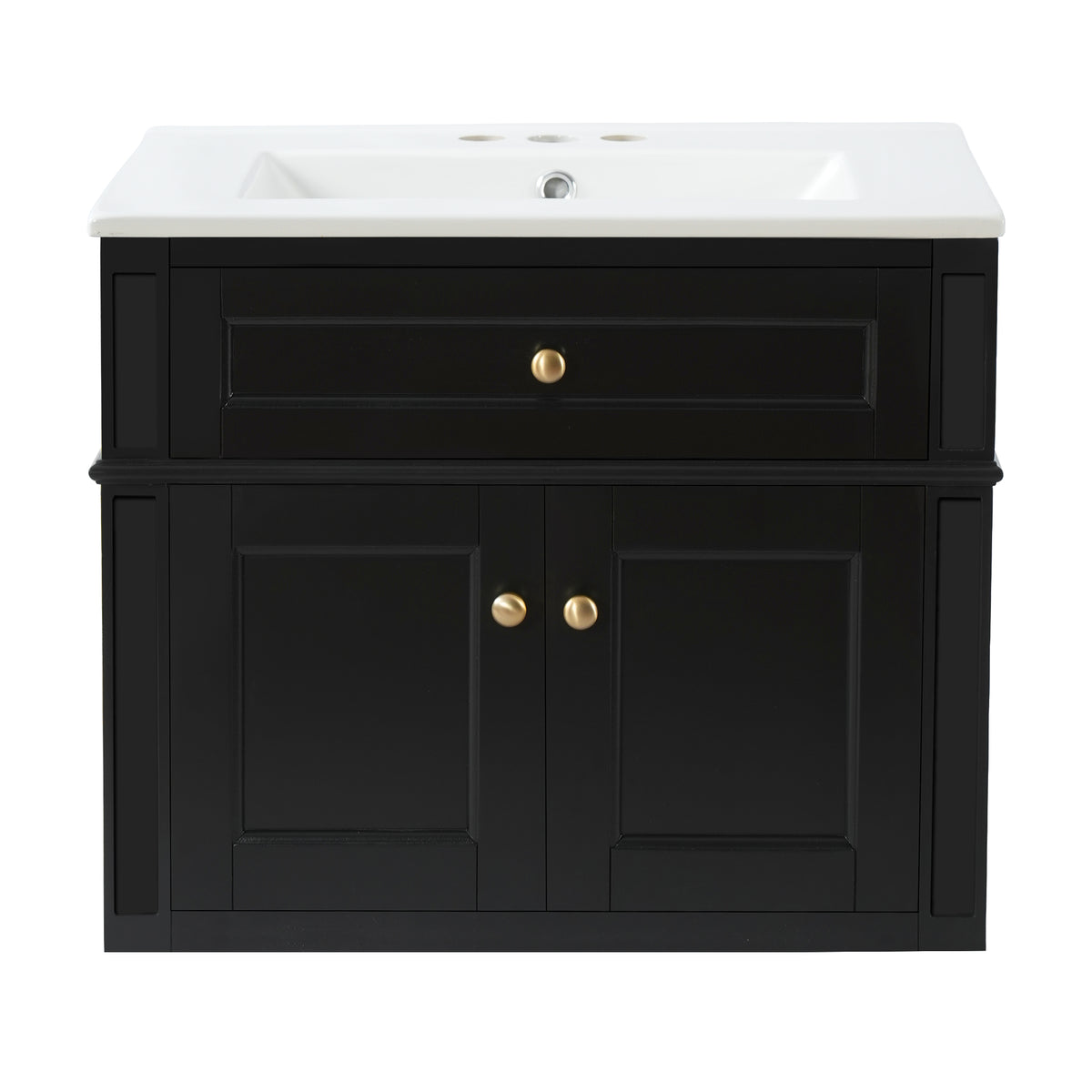 24" Wall Mounted Modern Bathroom Vanity