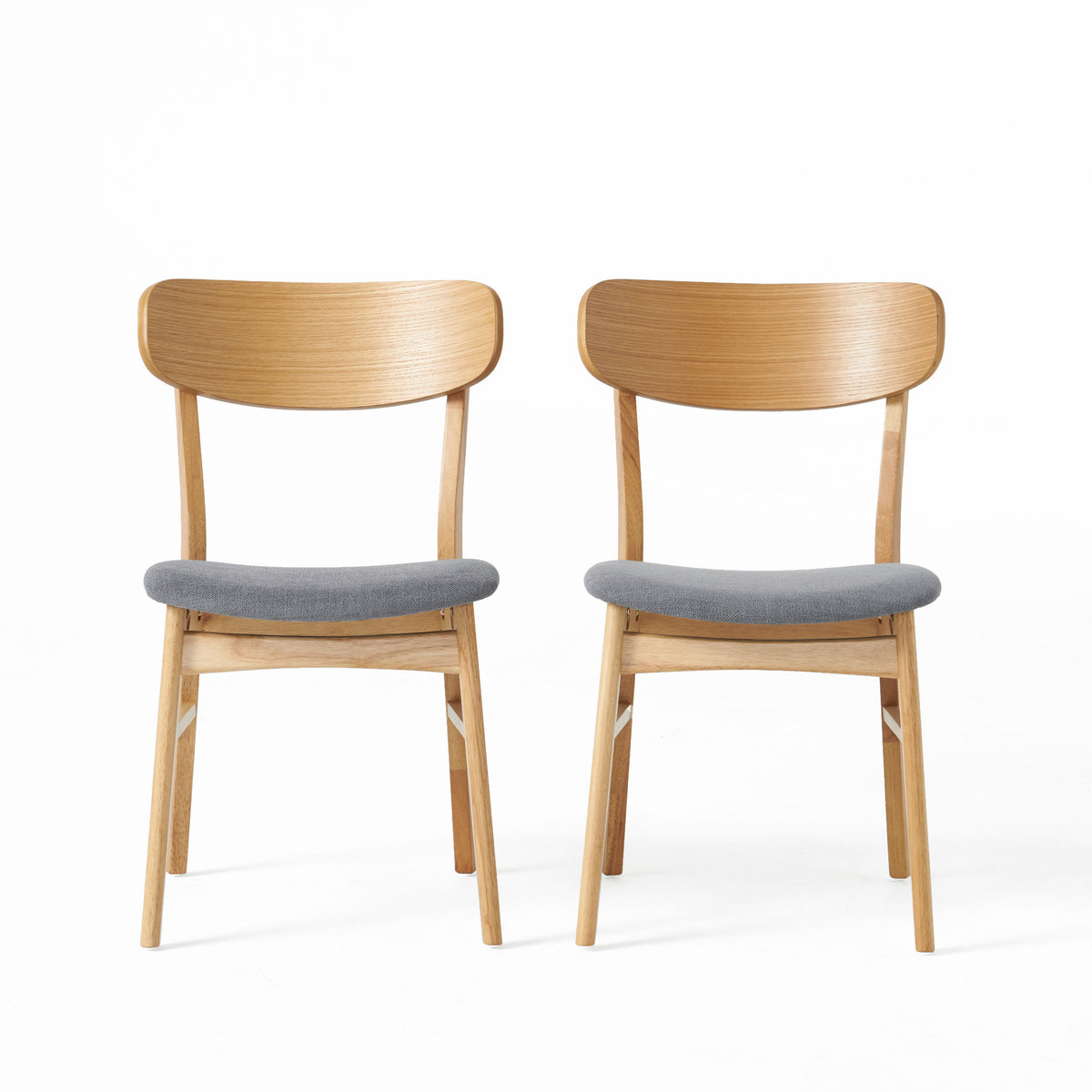 Upholstered Chenille Dining Chair Set of 2