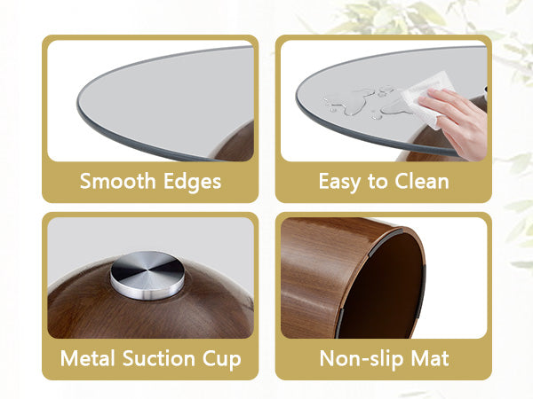 Nesting Coffee Table Set of 3 with Glass Desktop