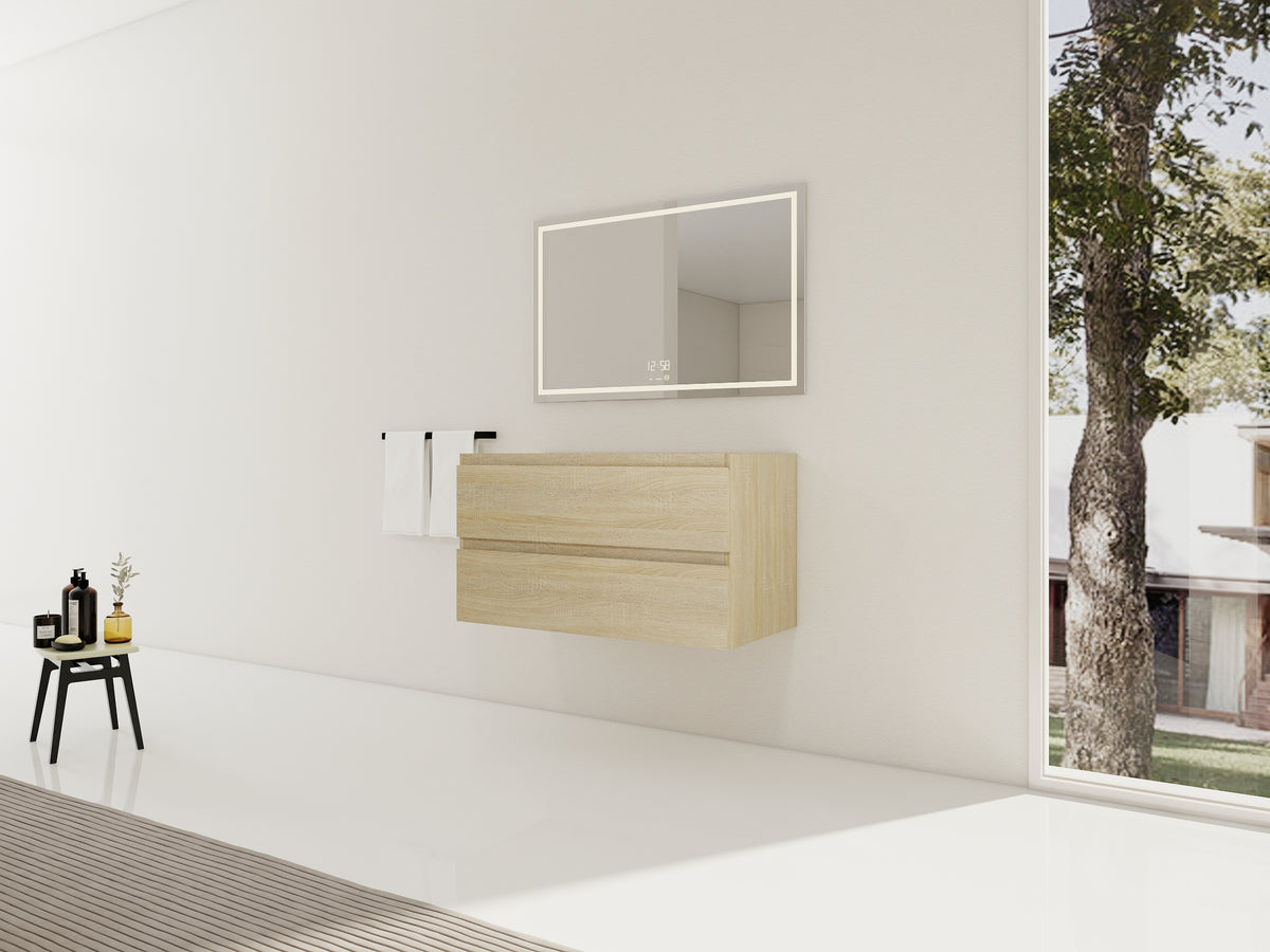 36" Wall-Mounted Bathroom Vanity Cabinet