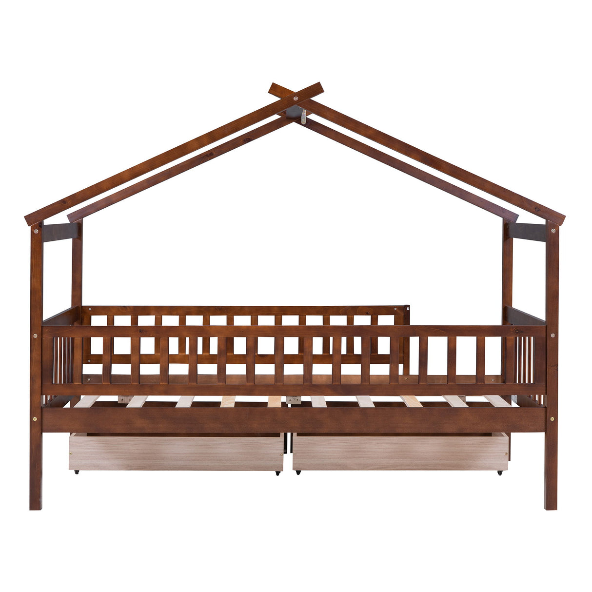 House Bed With 2 Drawers