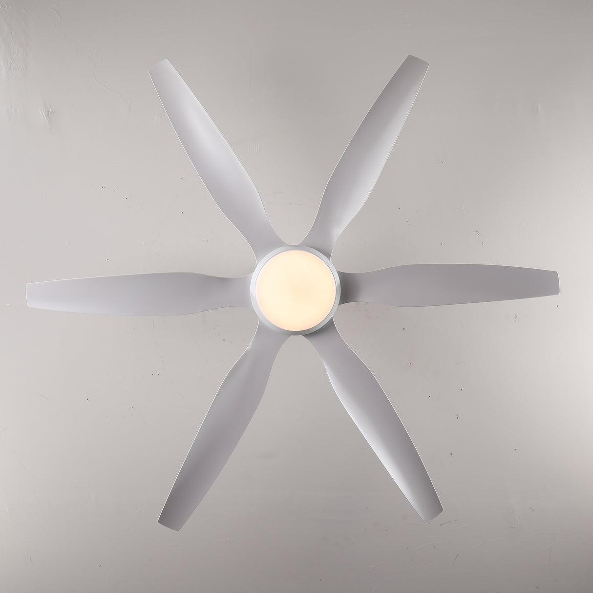 6 PCS ABS Blades 56" Ceiling Fan With Light Kit
