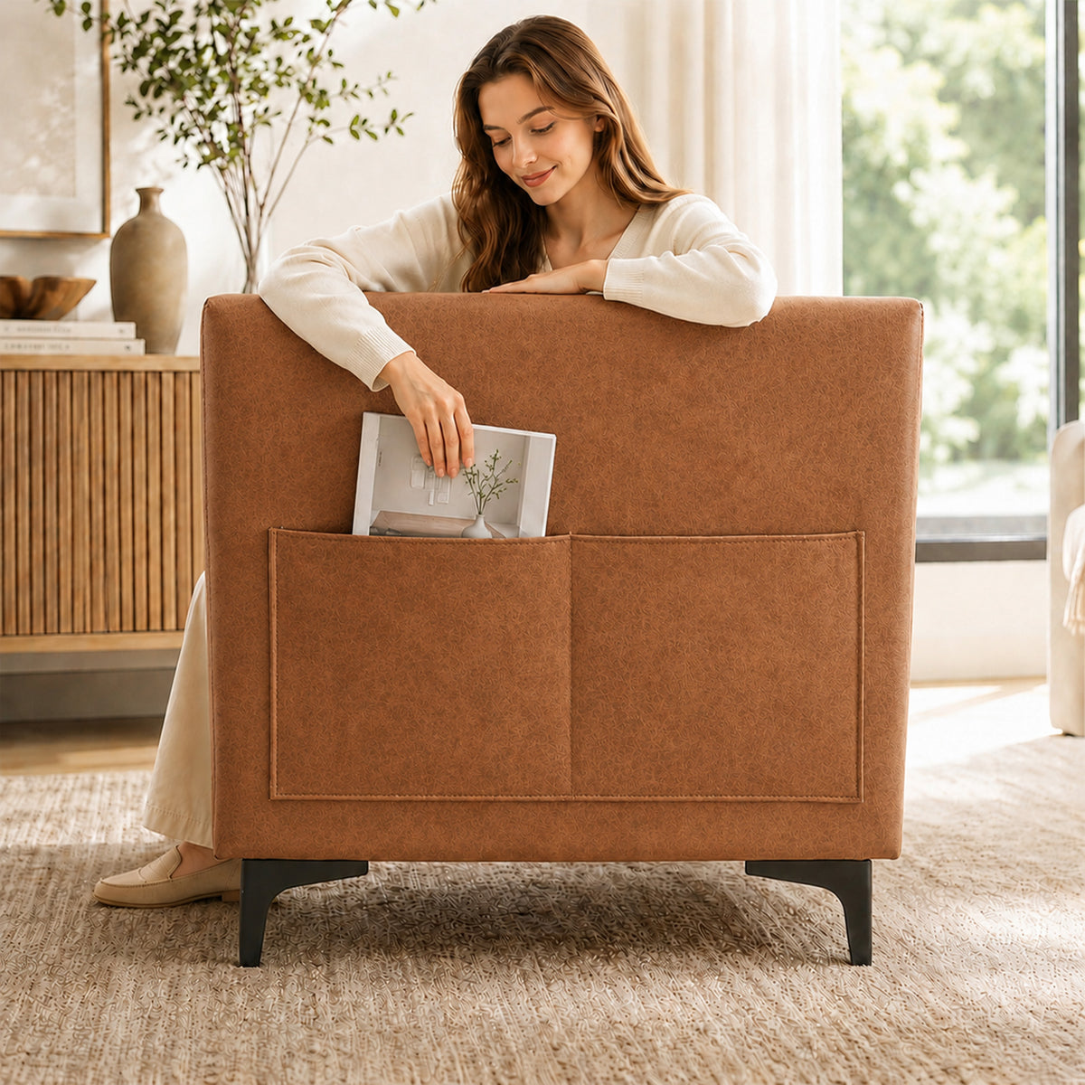 Elegant Button Tufted Sofa
