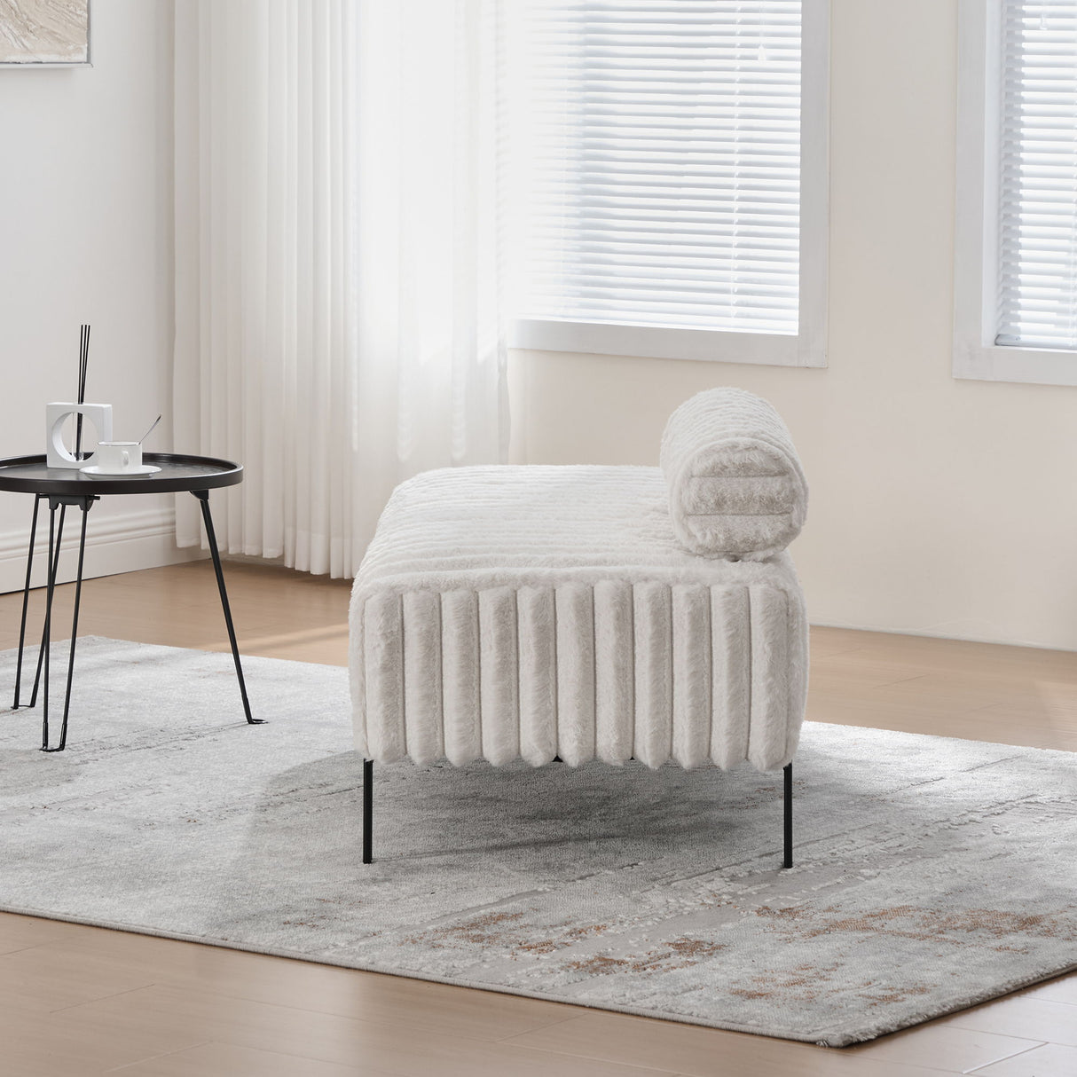 Mini Loveseat With Adjustable Backrest