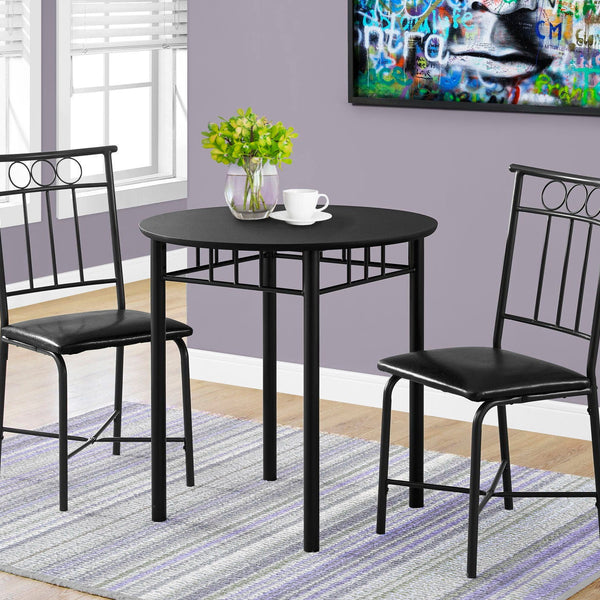 3 Pieces Dining Table Set, Small, Round, Contemporary & Modern - Best Buy Furniture