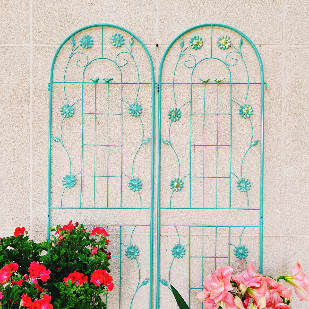 4 Pack Metal Garden Trellis