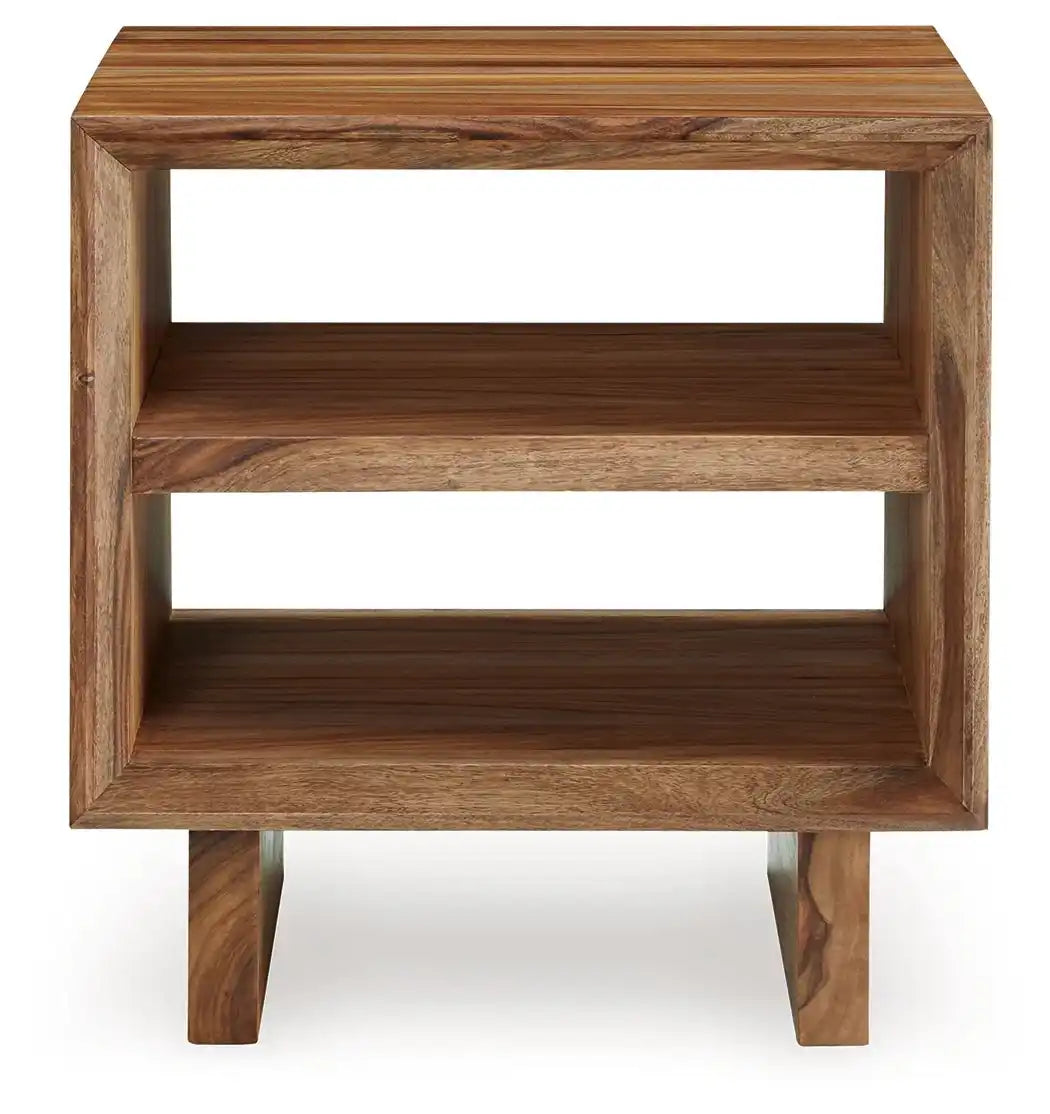Dressonni - Square End Table - Brown - Best Buy Furniture