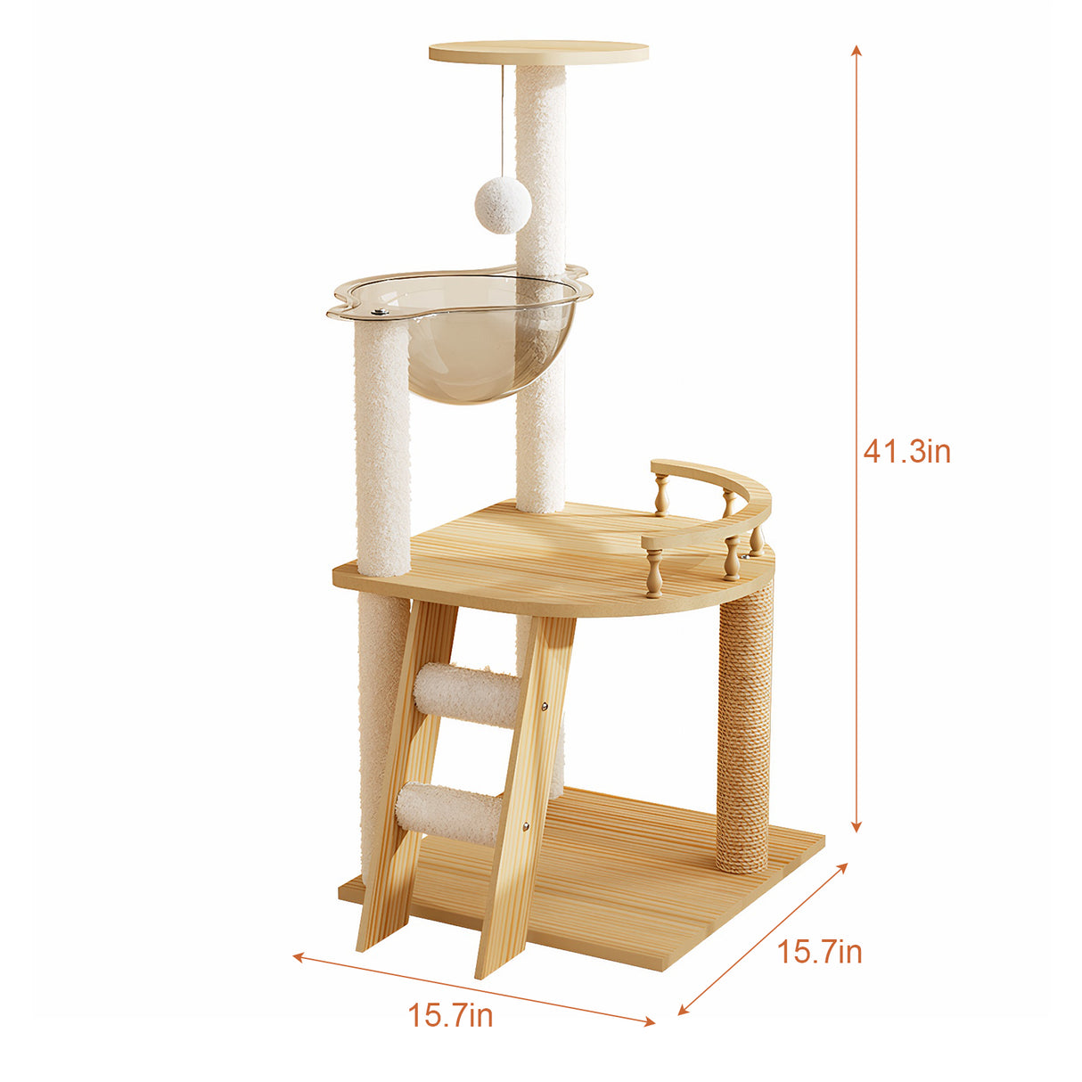 41.3" Modern Cat Tower
