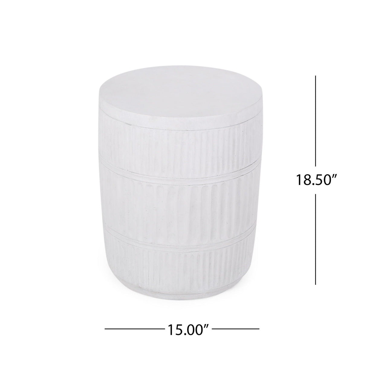 Outdoor Patio End Table - Antique White - Best Buy Furniture
