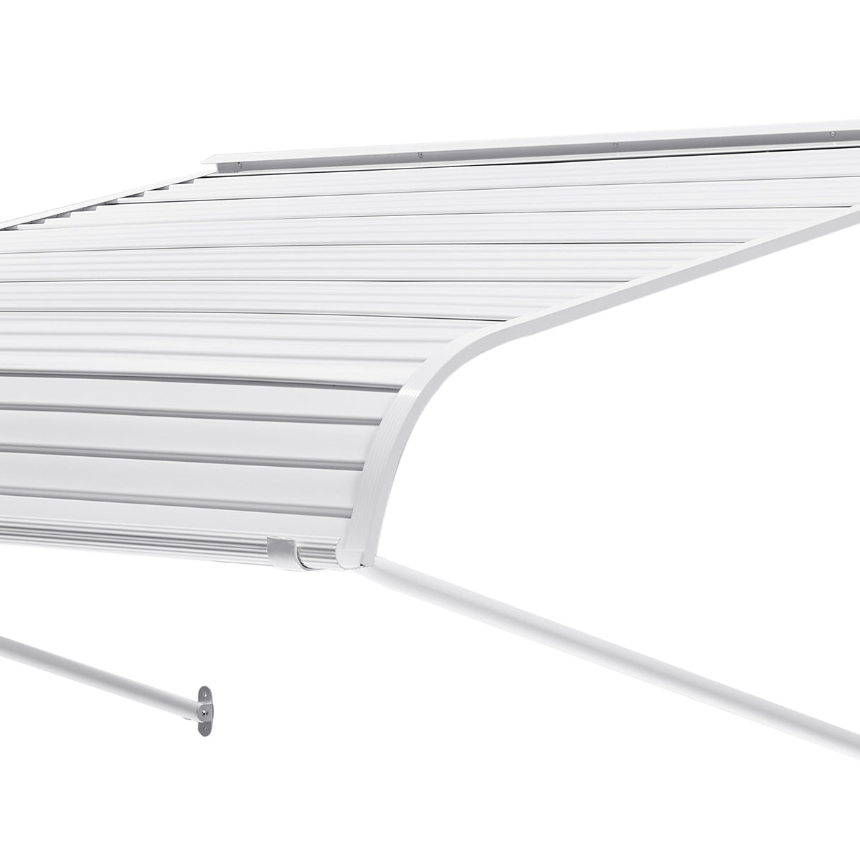 Window Awning Door Canopy 48x42 in Aluminum Alloy