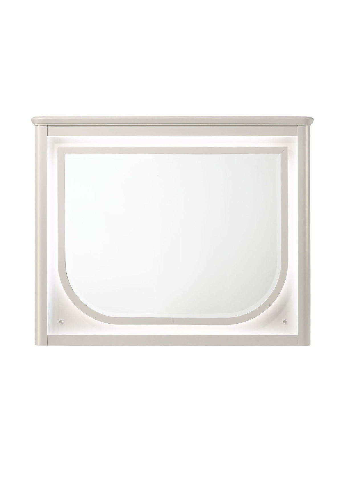 Laveda - Mirror With LED - White - Best Buy Furniture