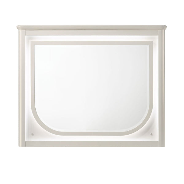 Laveda - Mirror With LED - White - Best Buy Furniture