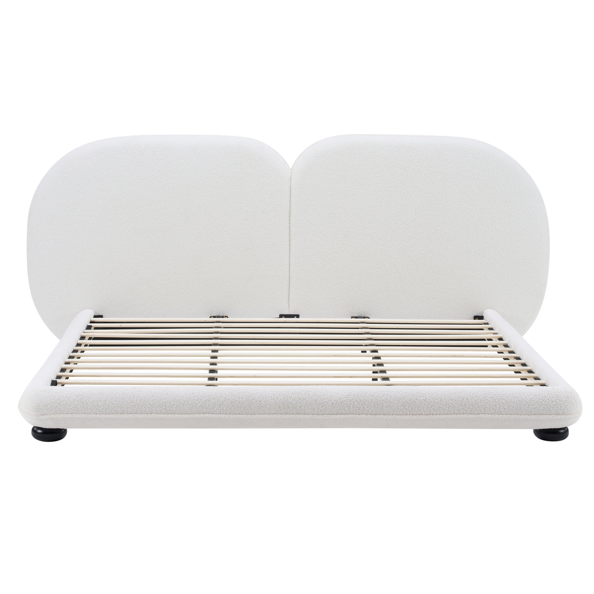Extra Thick Upholstered Platform Bed Frame