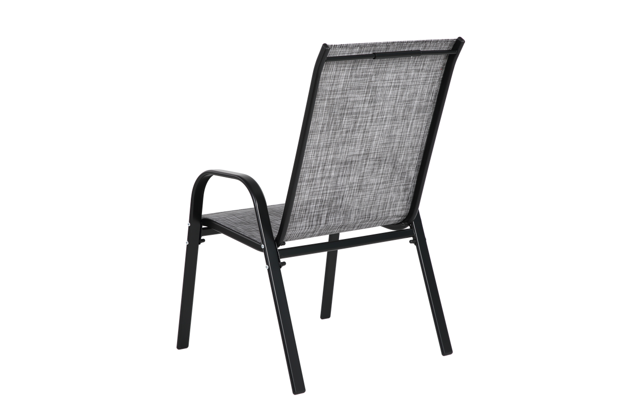 4 Piece Patio Chairs with Breathable Textilene Fabric