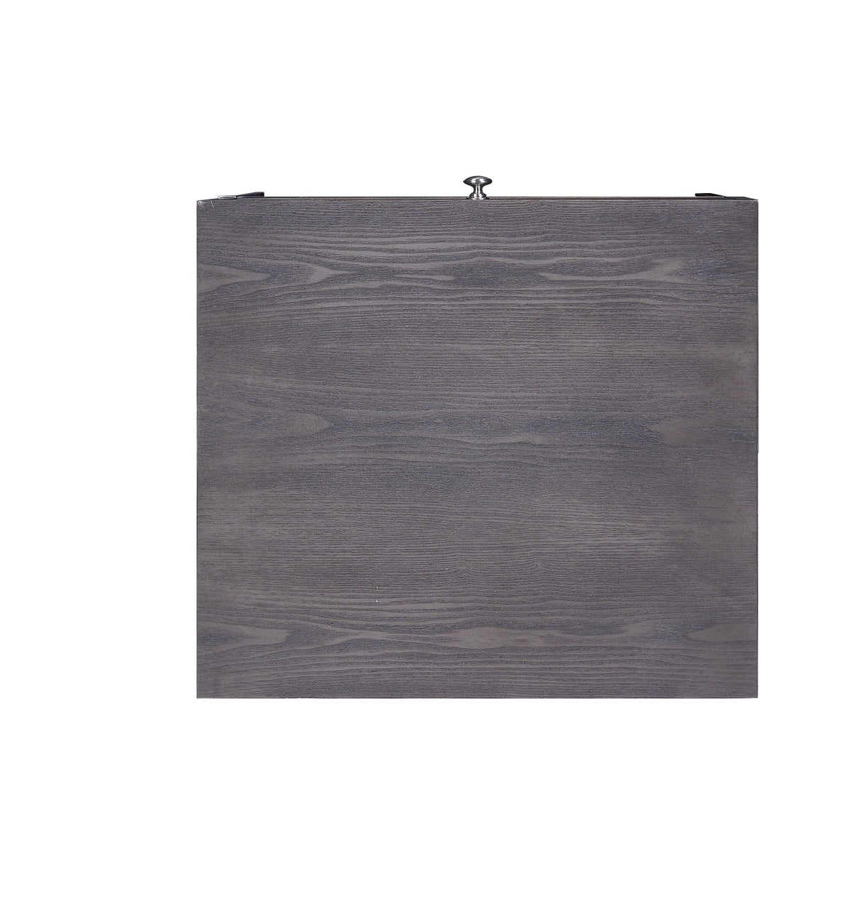 Iban - End Table - Gray Oak / Chrome - Best Buy Furniture