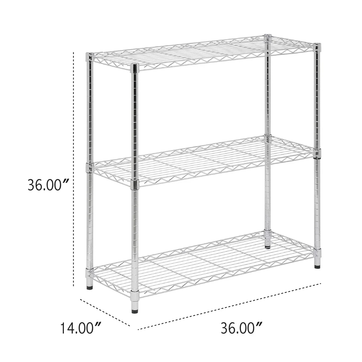 Assembled Metal Storage Shelving Unit - 3 Sizes & 2 Colors!