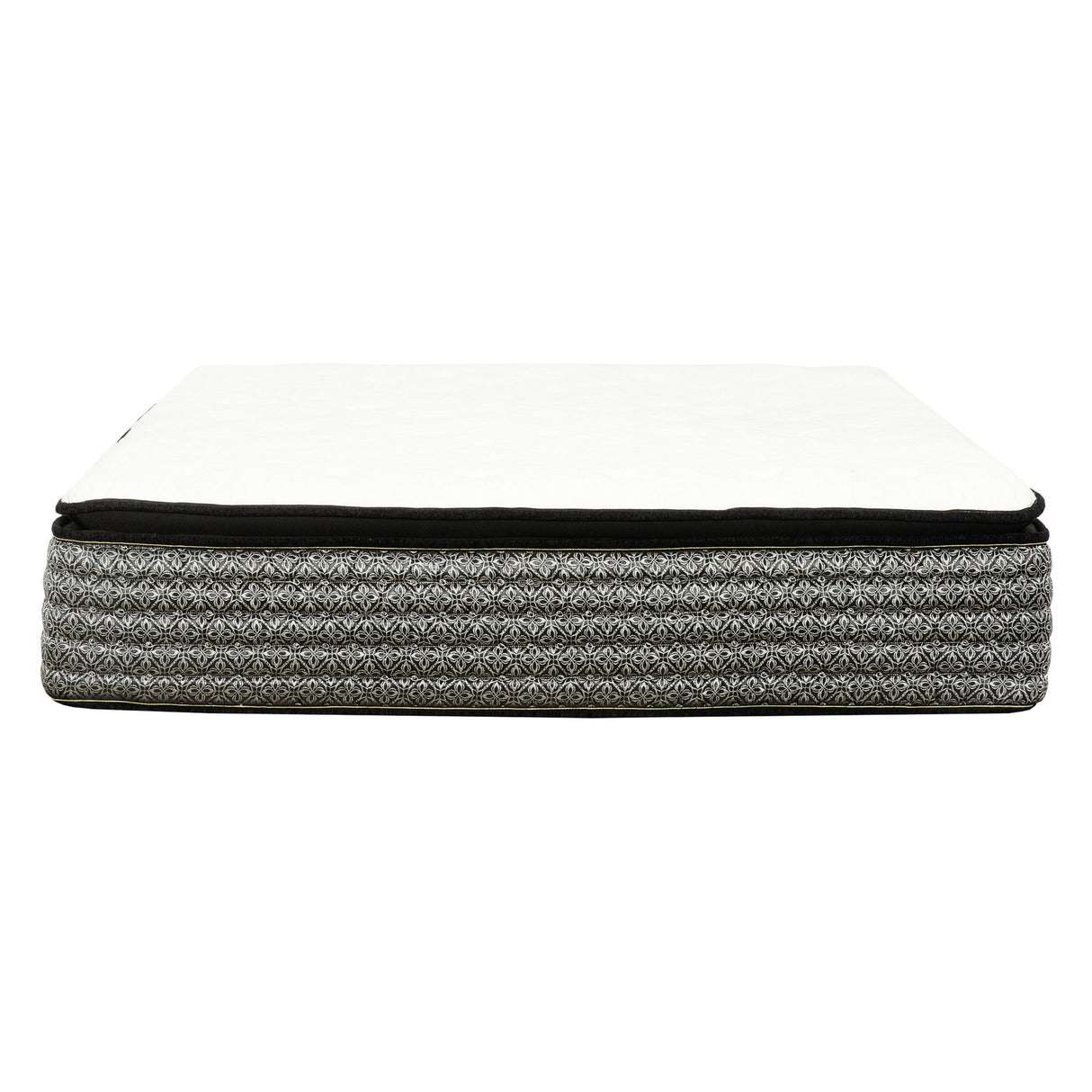 14" Premium Hybrid Mattress In A Box Plush Gel Memory Foam Top With Cooling Technology - Gray / White - Queen