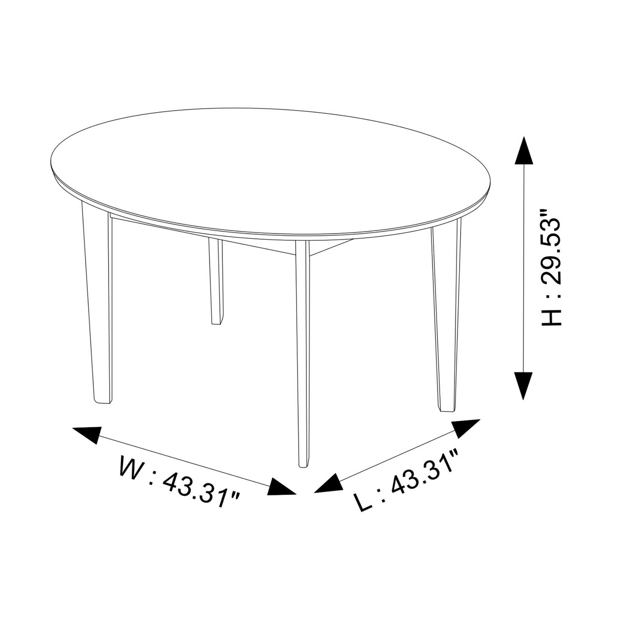 Lara Dining Table (Walnut)