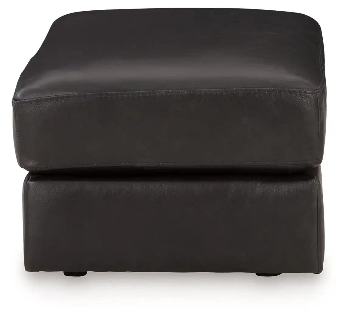 Amiata - Ottoman - Onyx - Best Buy Furniture