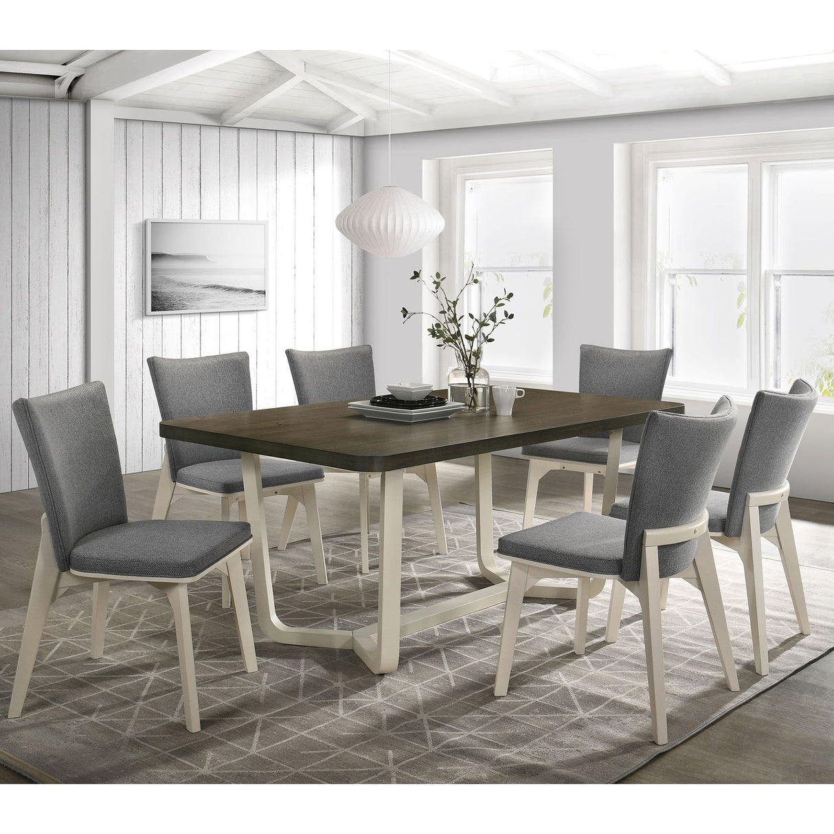 Jean - Upholstered Dining Side Chair (Set of 2) - Gray