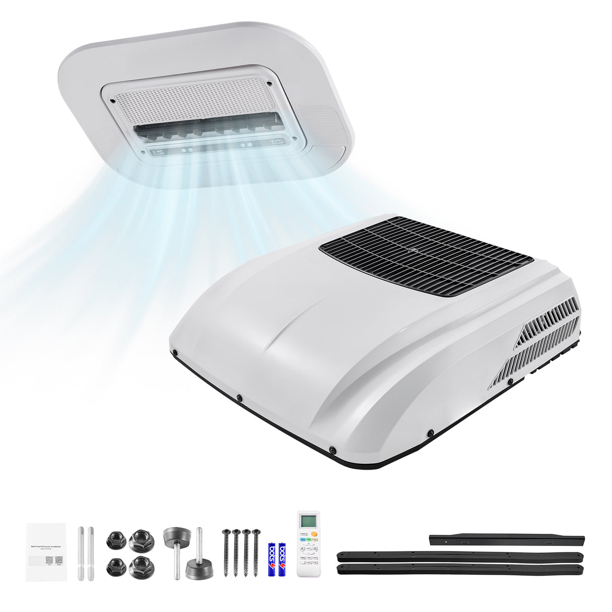 Truck Air Conditioner, 12V 10000 BTU RV Rooftop AC Unit