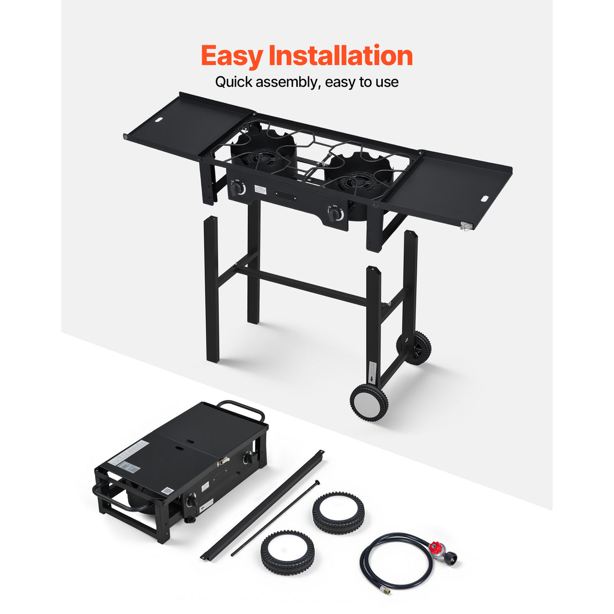 2 Burner Outdoor Propane Gas Stove