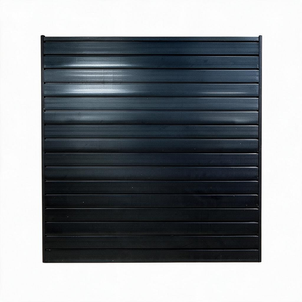 PVC Slatwall Panel Kit, 4x4ft Garage Wall Storage System
