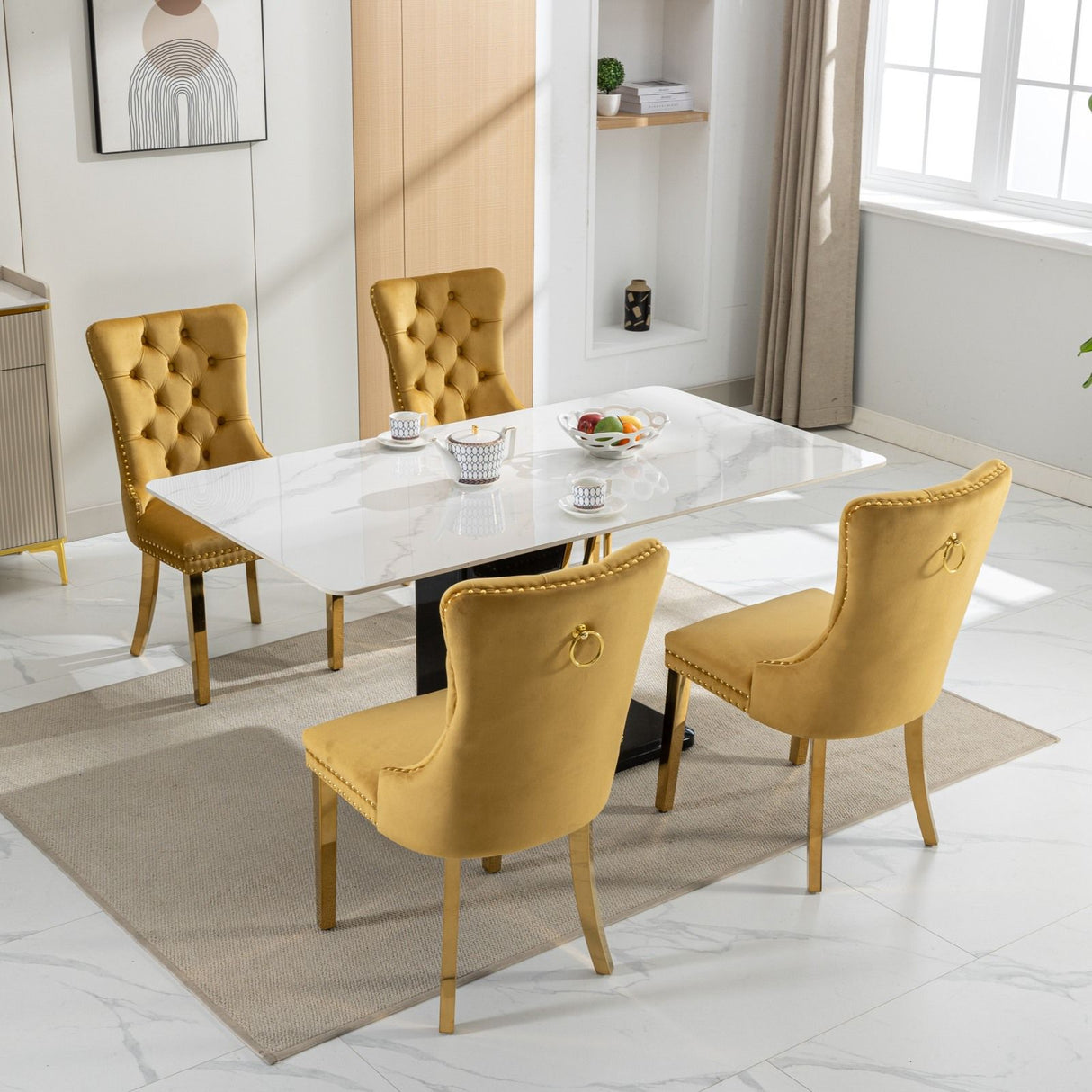 Nikki - Modern, High-End Tufted Dining Chair (Set of 2)