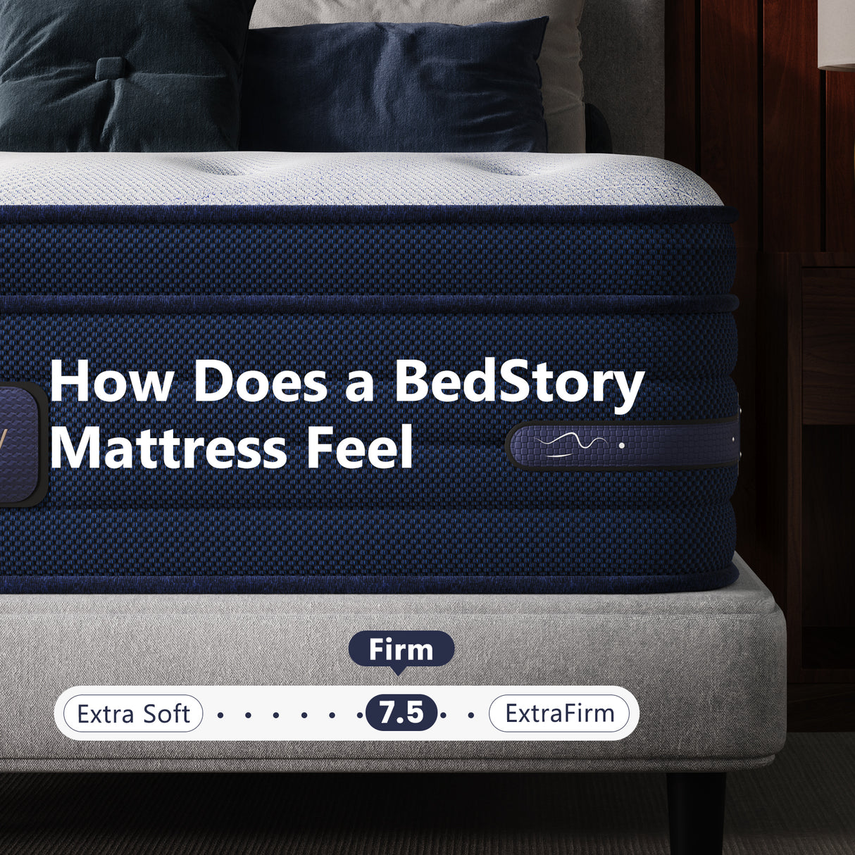 Bedstory Spine Align Pro 14" Twin Firm Pressure Relieving Cooling Hybrid Mattress