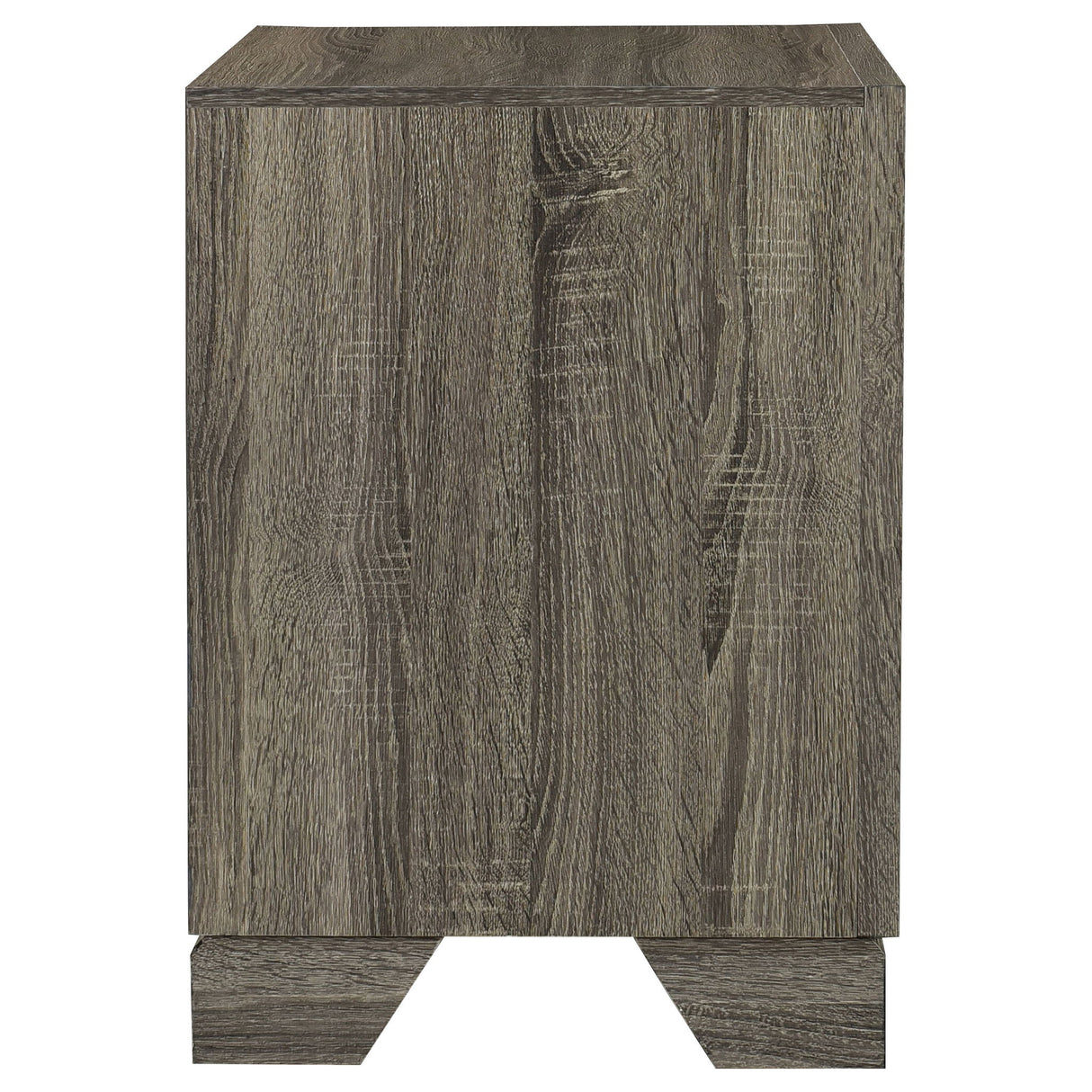 Funston - 2 Drawer Nightstand - Brown Oak