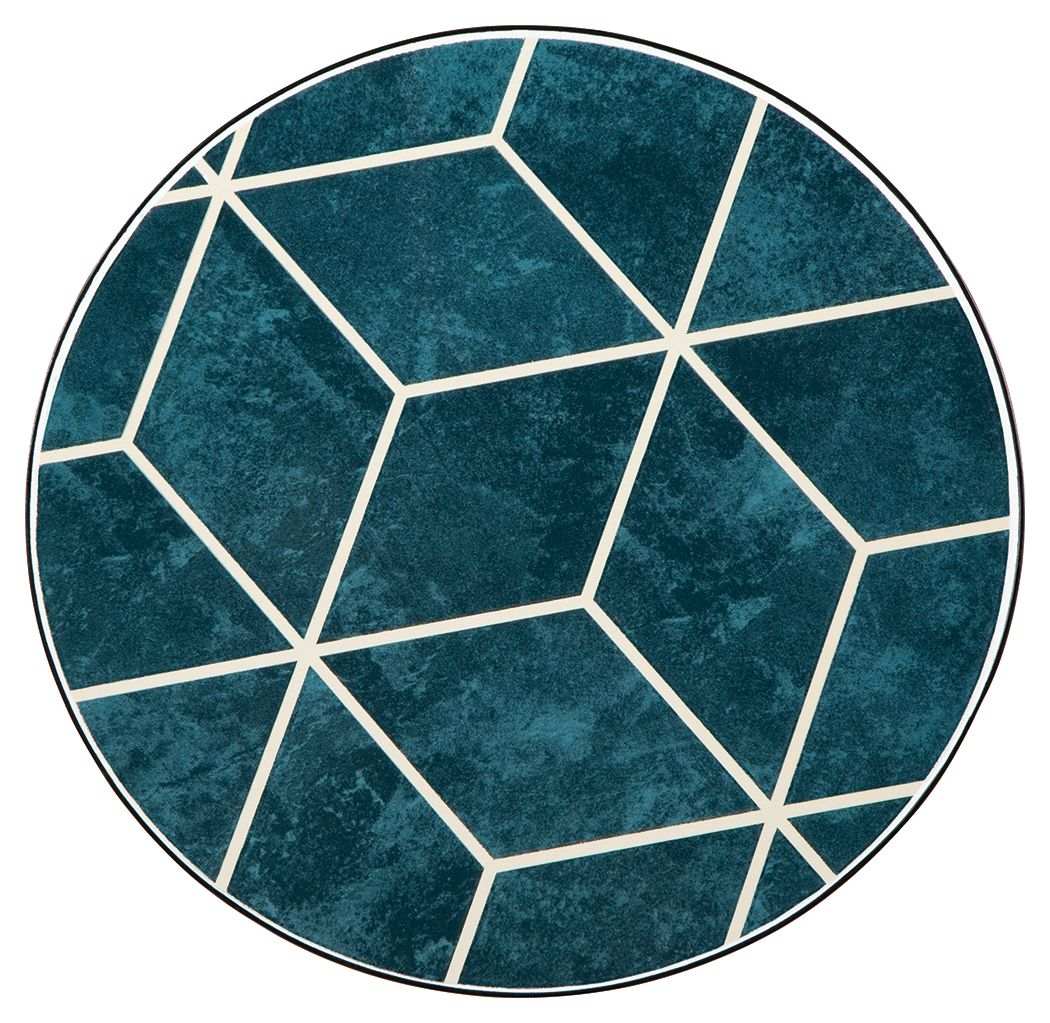 Clairbelle - Accent Table (Set of 2) - Teal - Best Buy Furniture