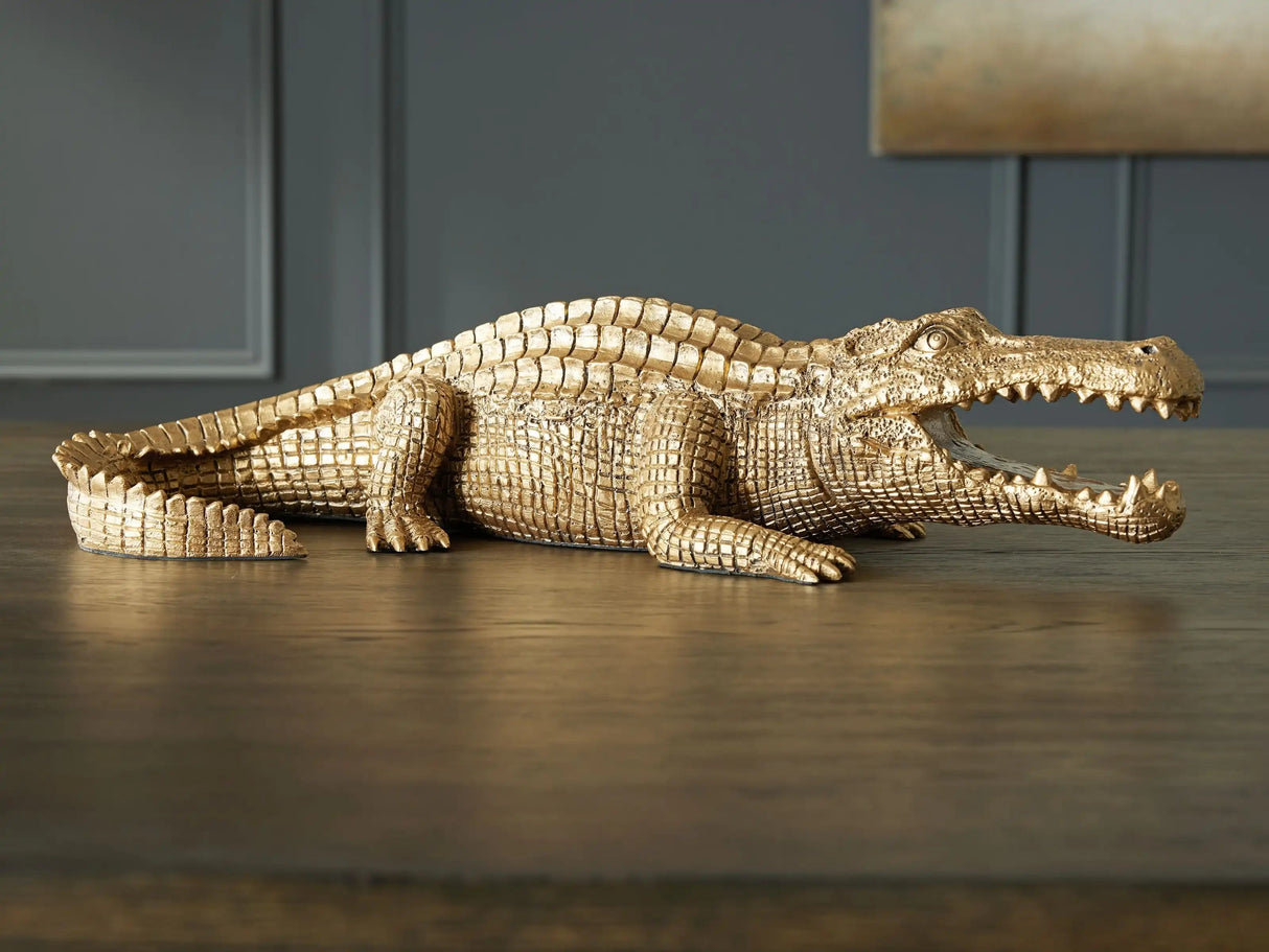 Lauretman - Sculpture - Antique Gold Finish - Best Buy Furniture