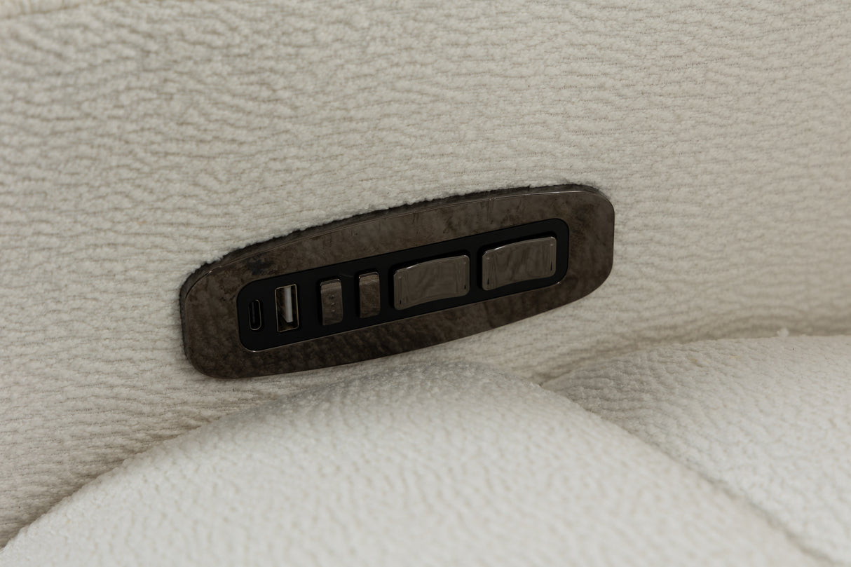 Extra Wide Power Recliner Chair with Heat Massage