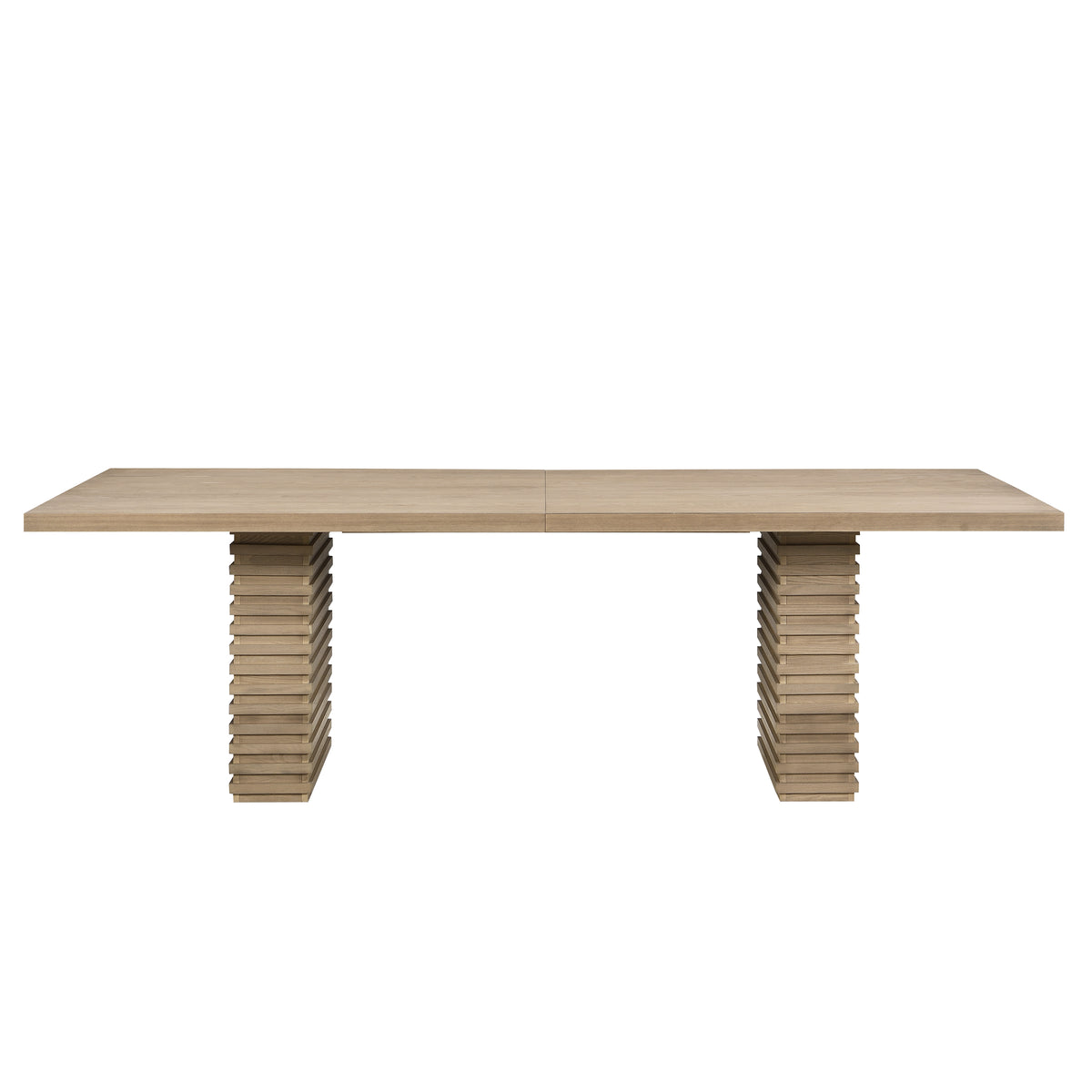95-Inch Dining Table in Light Ash