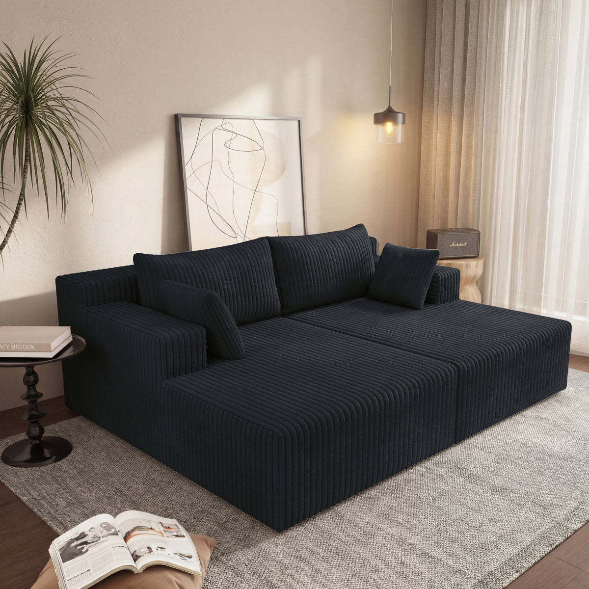 Cloud Sectional Couch with Shape Chaise