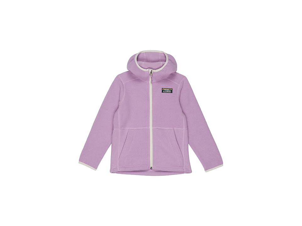 LLBean Mountain Classic Fleece Hooded Jacket - Big Kids Lilac