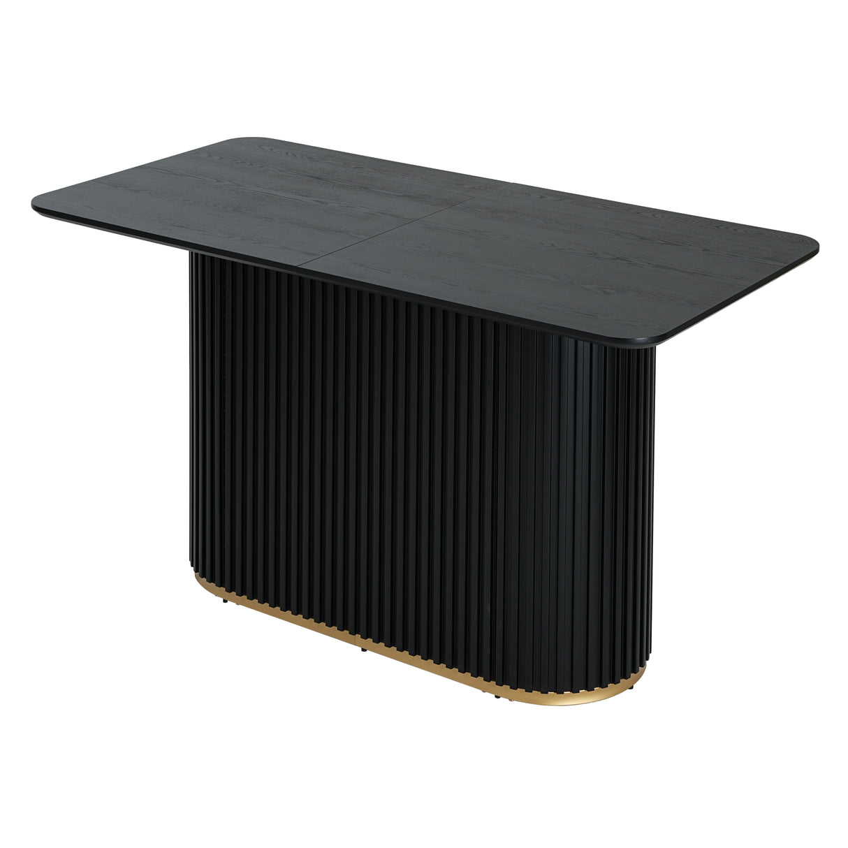 63"L Counter Table - Black