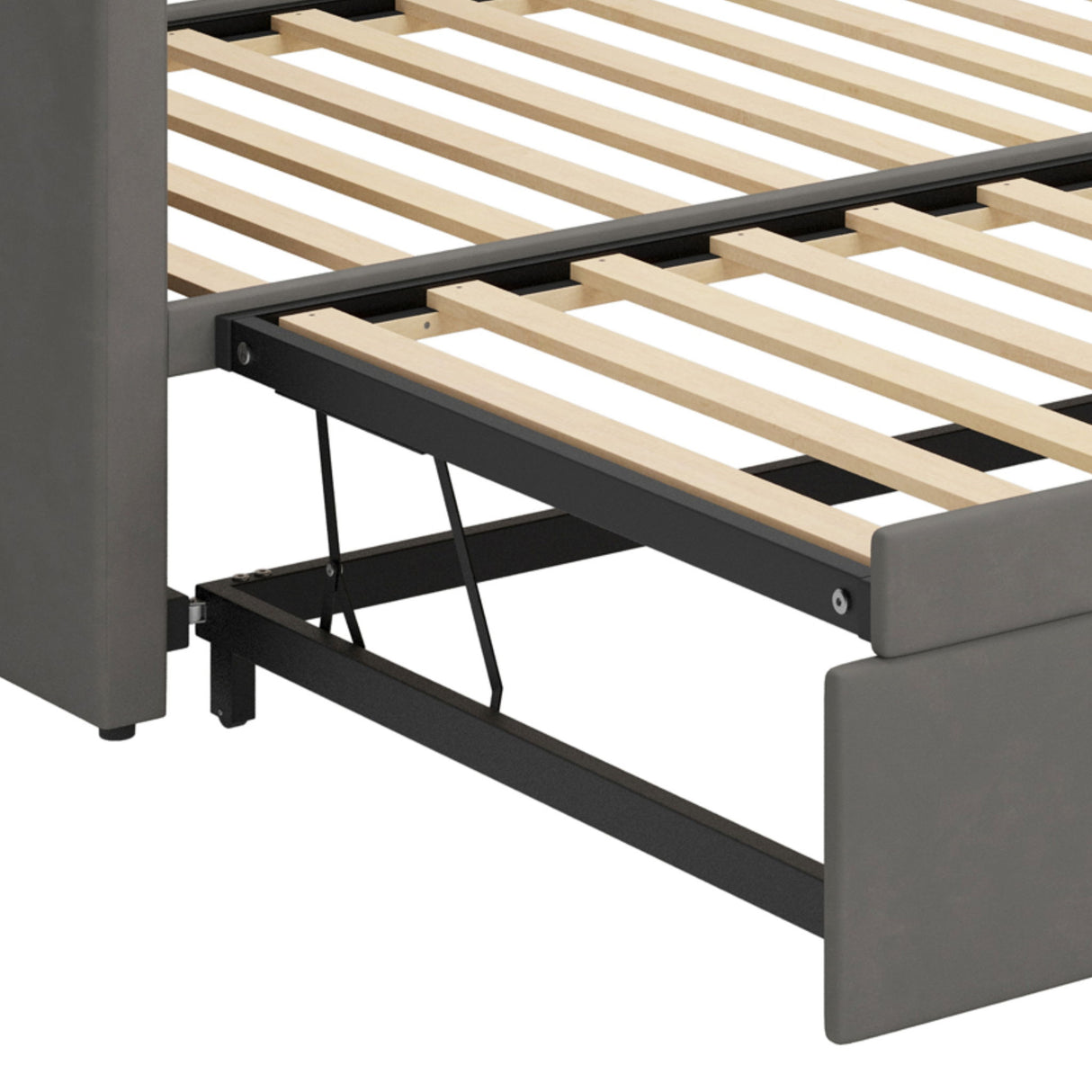 Daybed With Pop Up Trundle, Upholstered Sofa Bed