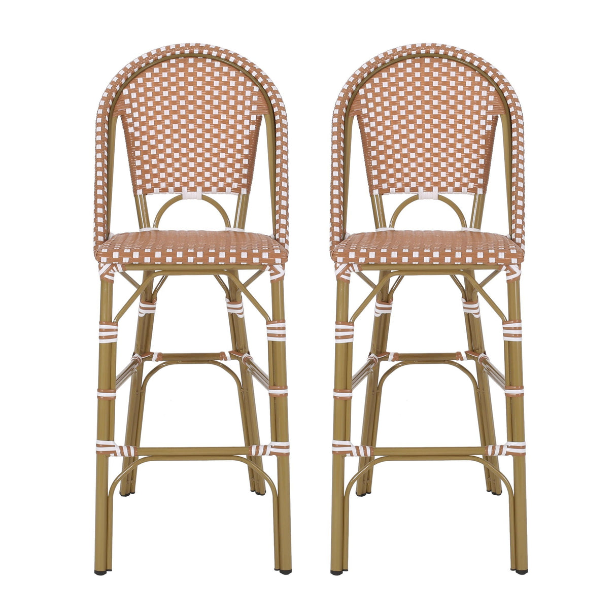 Outdoor Pe Rattan French Barstool Set - Best Buy Furniture