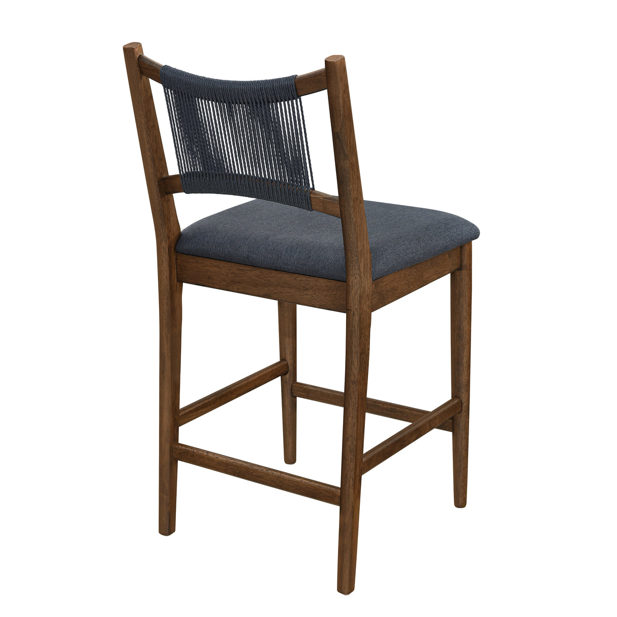 Arno Indoor Upholstered Wooden Counter Stool