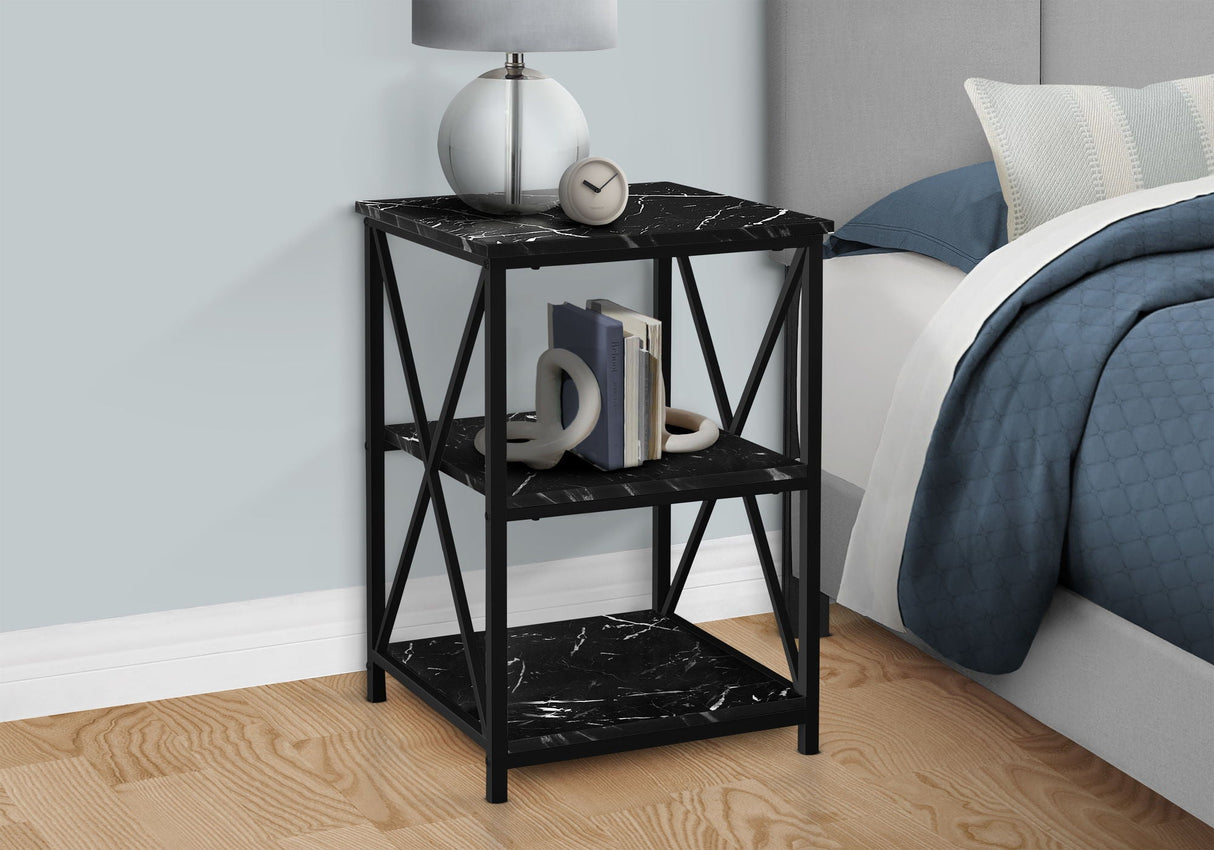 3 Tier Accent Table, Side Marble Look Contemporary & Modern - Best Buy Furniture