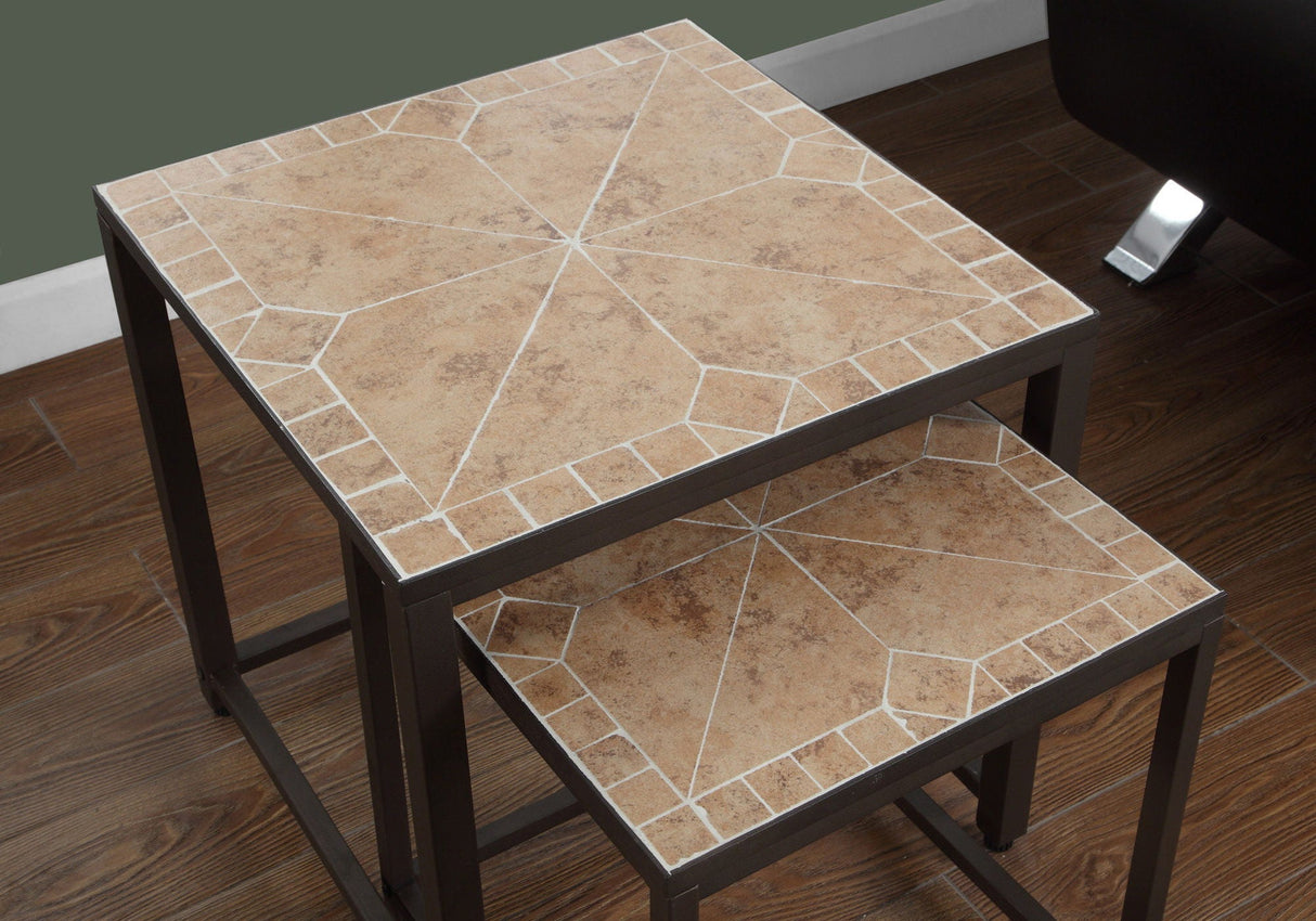 Nesting Table, Space-Saving Design Transitional (Set of 2) - Best Buy Furniture