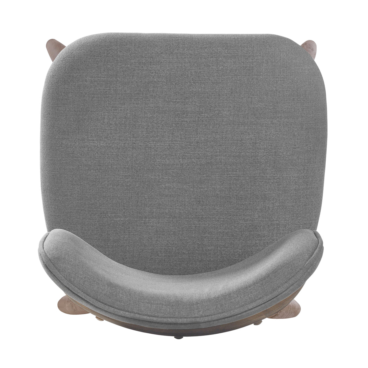 25.7 Inch Seat Height Fabric & Rubberwood Bar Stool