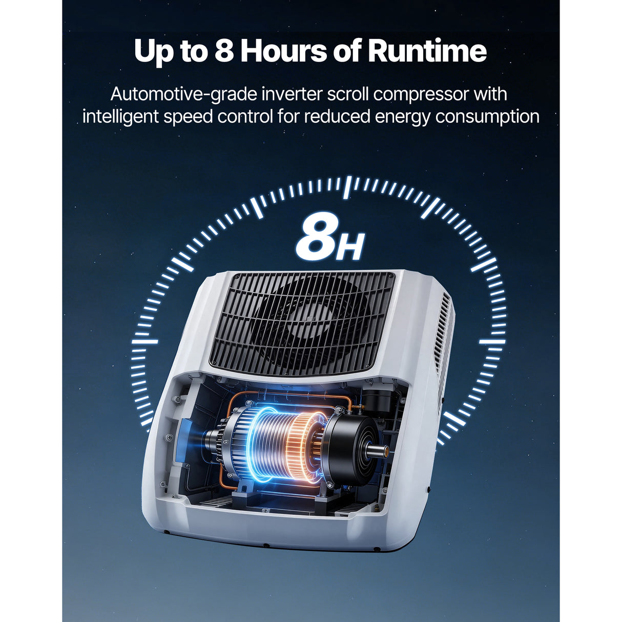 Truck Air Conditioner, 12V 10000 BTU RV Rooftop AC Unit