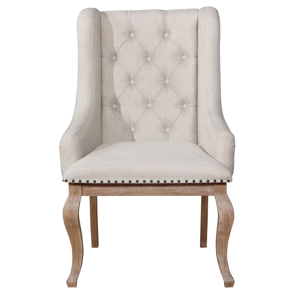 Fremont - Upholstered Dining With Button Tufted (Set of 2) - Brown
